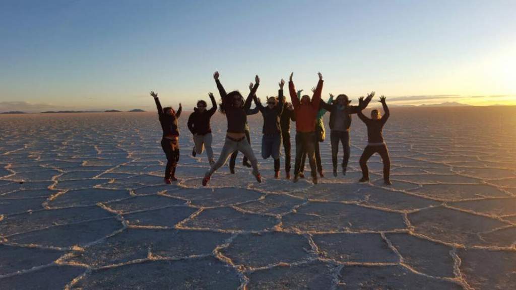 Fam Trip disfrutando del Magico Salar de uyuni