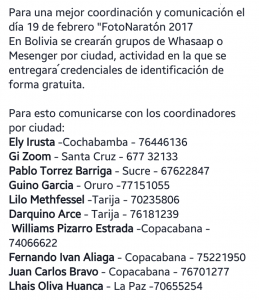 contactos foton